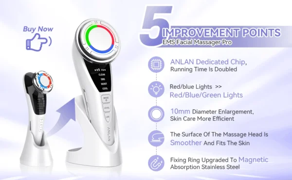 ANLAN EMS Facial Massager - Image 9