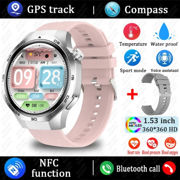 For Huawei Xiaomi GT5 Pro Smart Watch Men - Image 11
