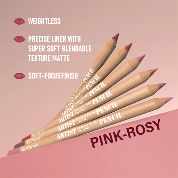 Face Secret Artist Shape Sculpt Lip Liner Pencil Set - Image 15
