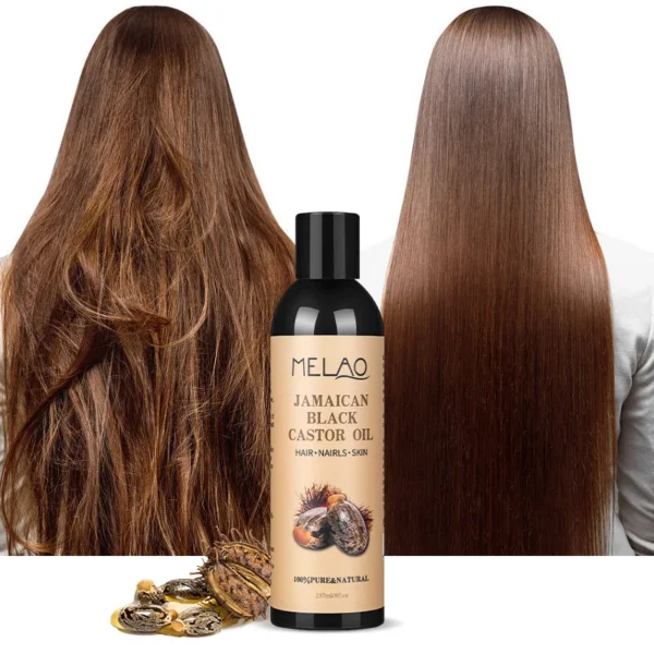 100% Pure Castor Oil Promotes Healthy Skin and Hair Thickens - Image 2