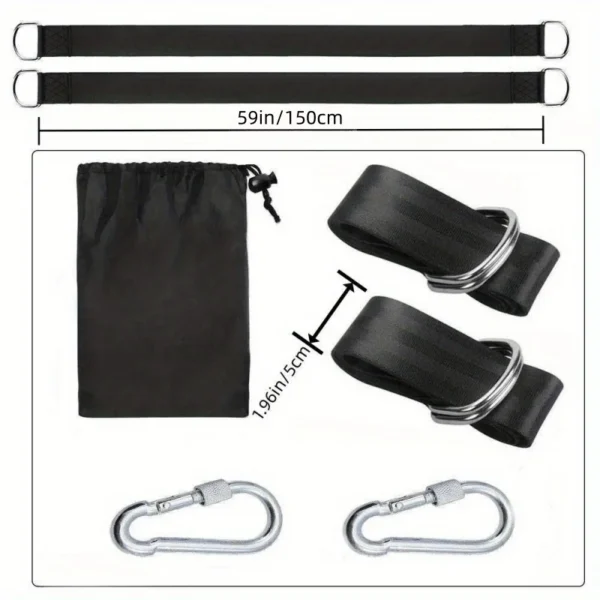 Outdoor Swing Hammock With Safety Belt - Image 7