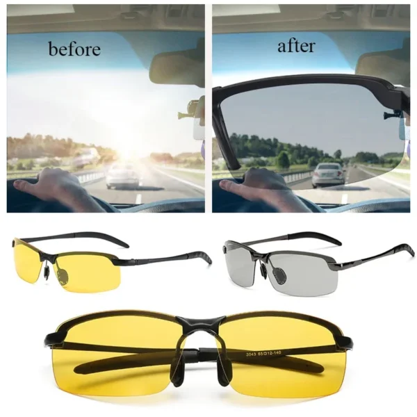 INS Anti-UV Night Vision Cycling Sunglasses - Image 9