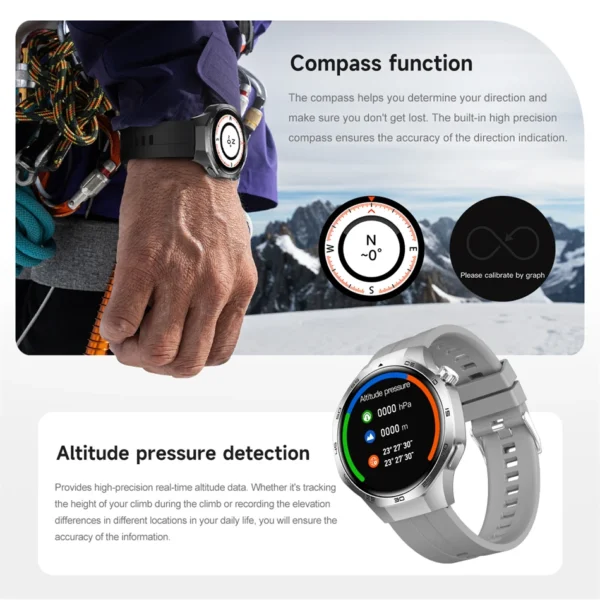For Huawei Xiaomi GT5 Pro Smart Watch Men - Image 29