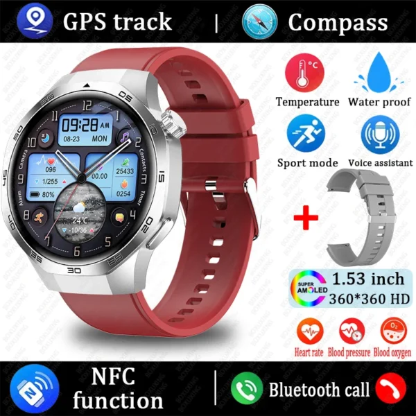 For Huawei Xiaomi GT5 Pro Smart Watch Men - Image 17