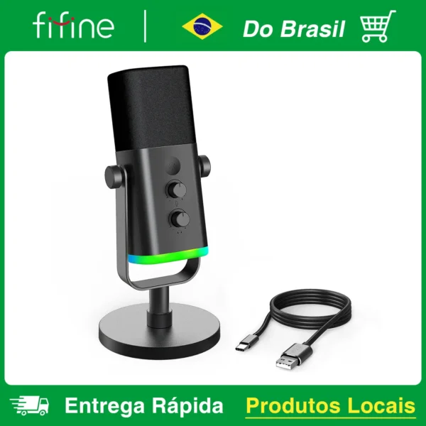 Dynamic Microphone with RGB Control