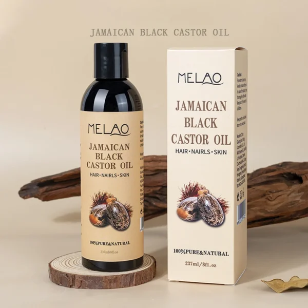 100% Pure Castor Oil Promotes Healthy Skin and Hair Thickens