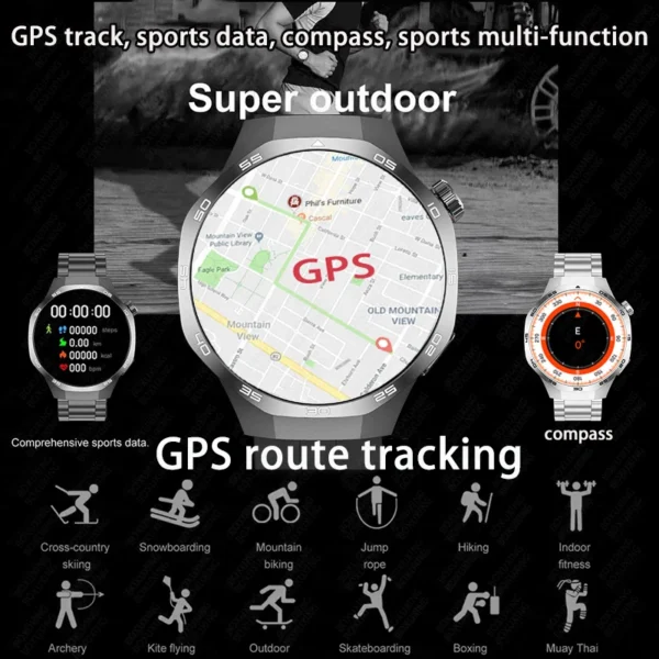 For Huawei Xiaomi GT5 Pro Smart Watch Men - Image 3