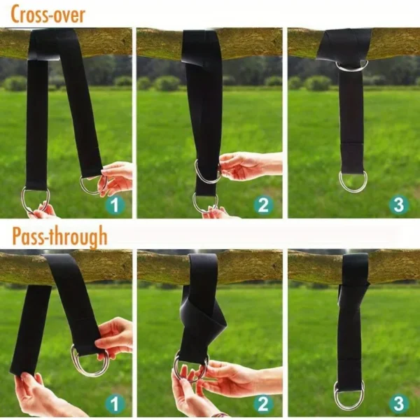 Outdoor Swing Hammock With Safety Belt - Image 11