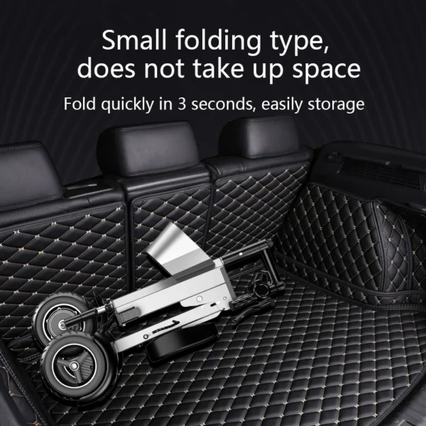 Folding Electric Tricycle Mini Portable - Image 5