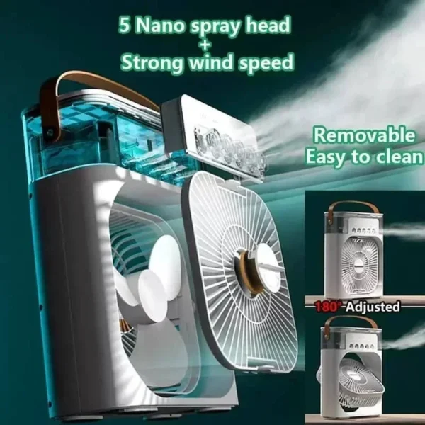 3 In 1 Portable Humidifier Fan - Image 4