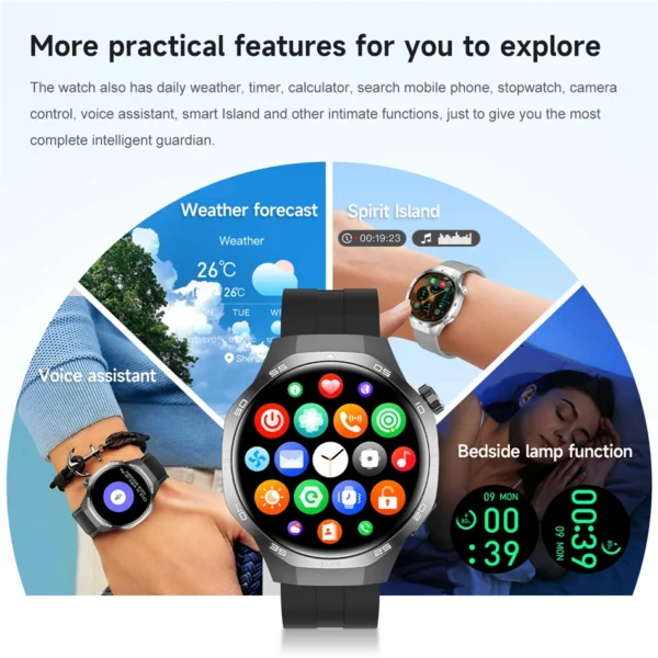 For Huawei Xiaomi GT5 Pro Smart Watch Men - Image 37