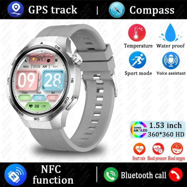 For Huawei Xiaomi GT5 Pro Smart Watch Men - Image 19