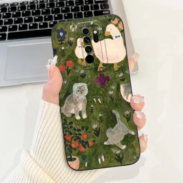 For Xiaomi Redmi Note 8 Pro Case Fashion Painted - Image 50