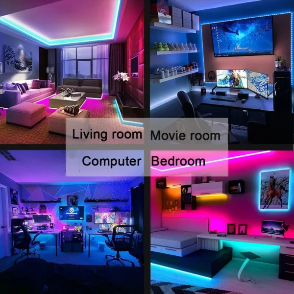 Bluetooth LED Strip Lights Smart SMD - Image 16