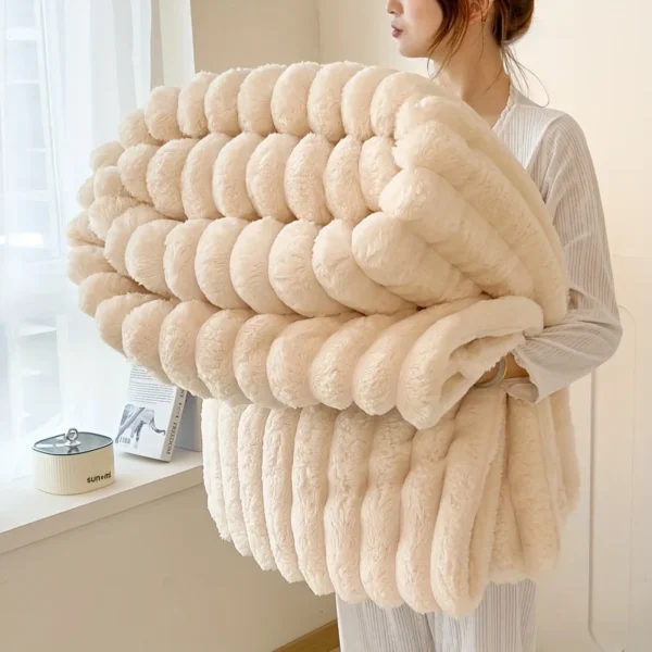 Multifunctional Rabbit Velvet Blanket