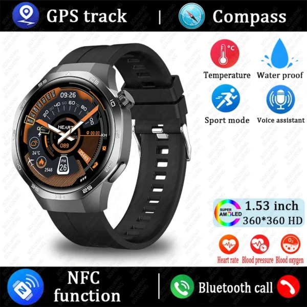 For Huawei Xiaomi GT5 Pro Smart Watch Men - Image 20