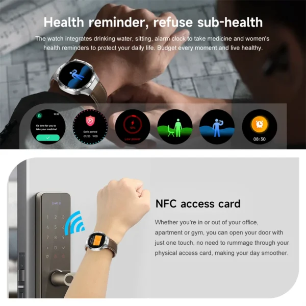 For Huawei Xiaomi GT5 Pro Smart Watch Men - Image 36