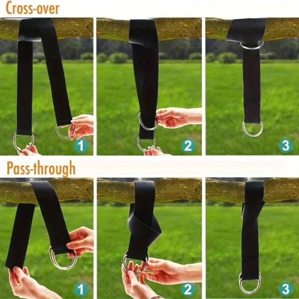 Outdoor Swing Hammock With Safety Belt - Image 6
