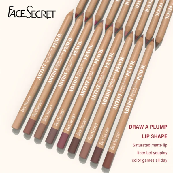 Face Secret Artist Shape Sculpt Lip Liner Pencil Set - Image 16