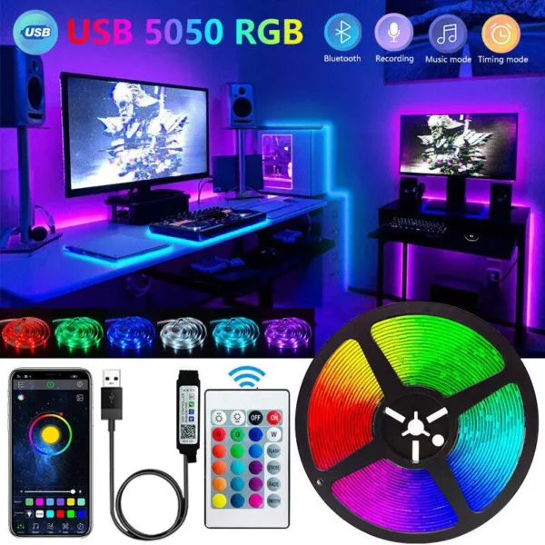 Bluetooth LED Strip Lights Smart SMD