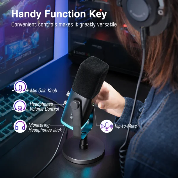 Dynamic Microphone with RGB Control - Image 13
