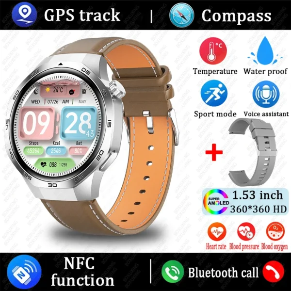 For Huawei Xiaomi GT5 Pro Smart Watch Men - Image 13