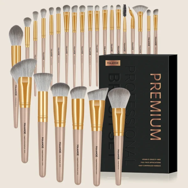 25 Pieces Makeup Brushes Kit - Image 9