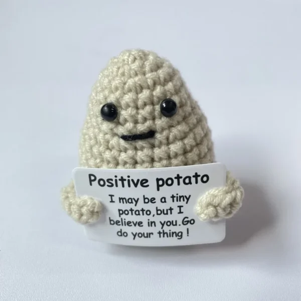 Mini Handmade Plush Wool Knitting Doll - Image 19