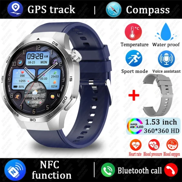 For Huawei Xiaomi GT5 Pro Smart Watch Men - Image 15