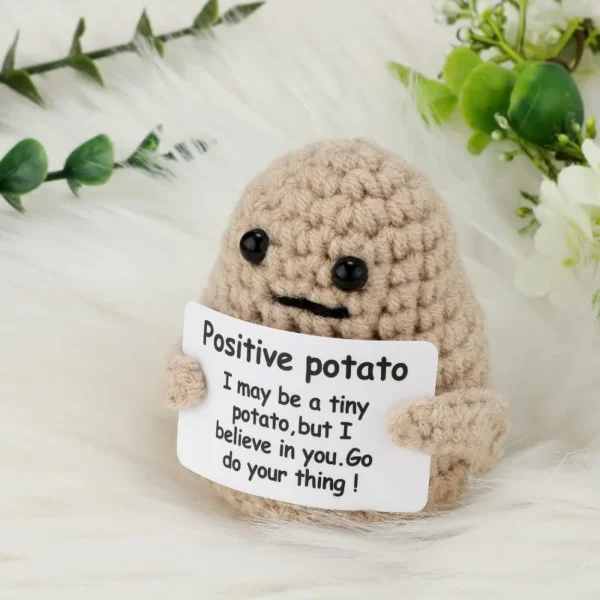 Mini Handmade Plush Wool Knitting Doll - Image 11