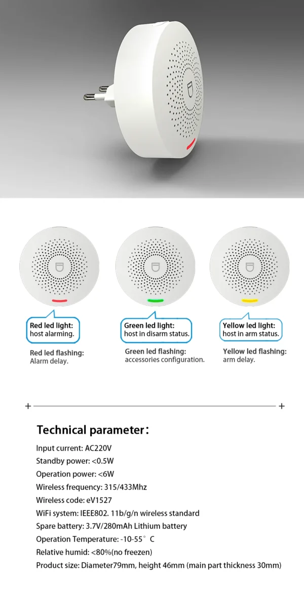 Wifi Tuya Home Alarm System - Image 24
