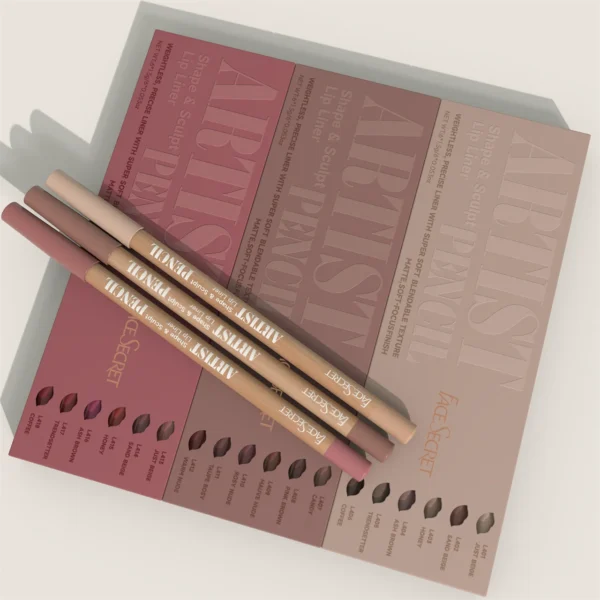 Face Secret Artist Shape Sculpt Lip Liner Pencil Set - Image 4