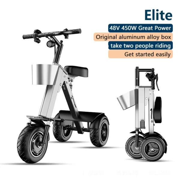 Folding Electric Tricycle Mini Portable