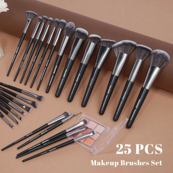 25 Pieces Makeup Brushes Kit - Image 4