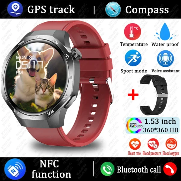 For Huawei Xiaomi GT5 Pro Smart Watch Men - Image 18