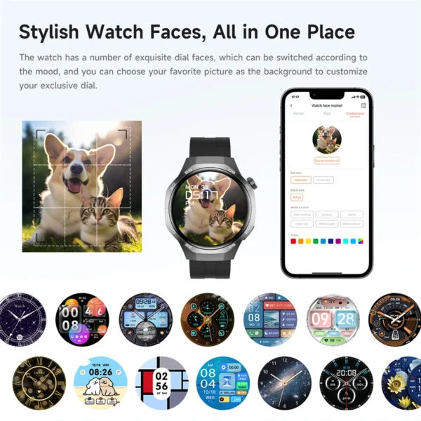 For Huawei Xiaomi GT5 Pro Smart Watch Men - Image 24