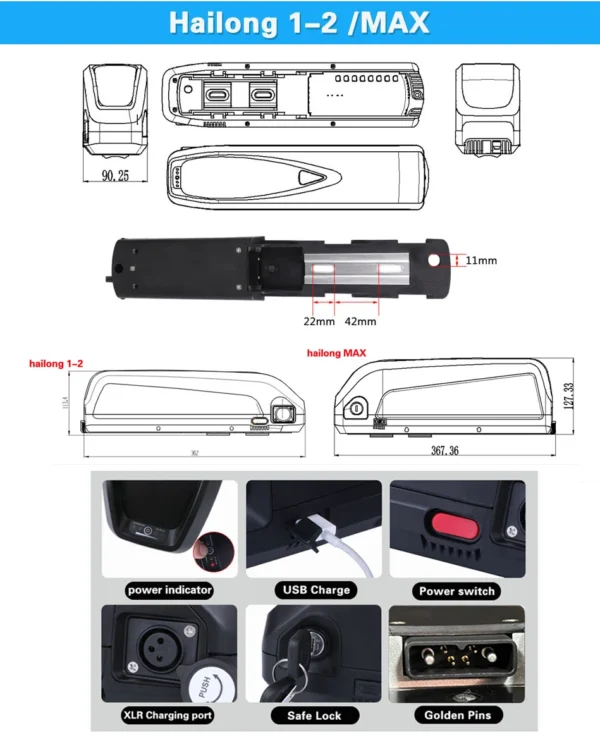 Original 48V Battery 48V 20AH  52V ebike Battery - Image 22