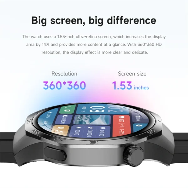 For Huawei Xiaomi GT5 Pro Smart Watch Men - Image 23
