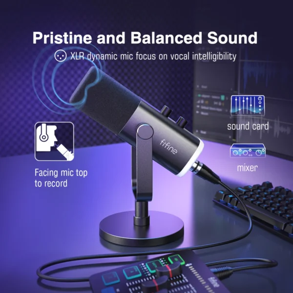 Dynamic Microphone with RGB Control - Image 2