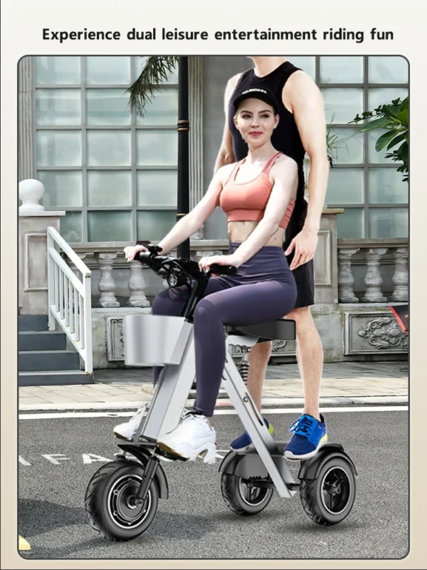 Folding Electric Tricycle Mini Portable - Image 12
