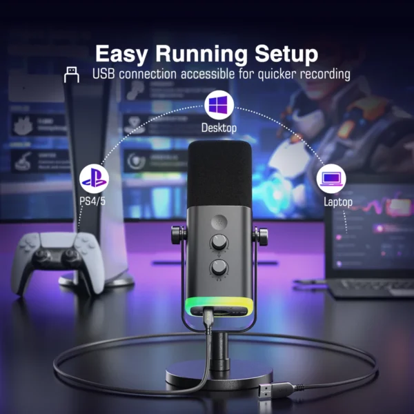 Dynamic Microphone with RGB Control - Image 6