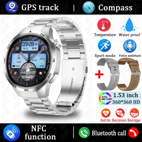 For Huawei Xiaomi GT5 Pro Smart Watch Men - Image 9