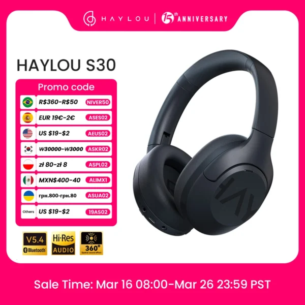 Wireless Bluetooth 5.4 Headphones